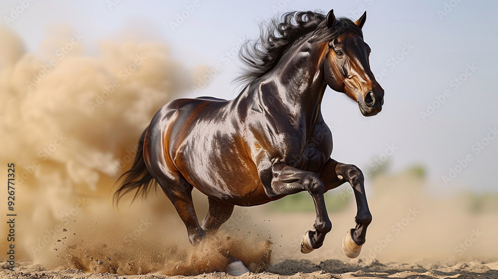 horse in the field horse in the field