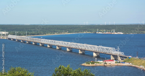 The Imperial Bridge over the Volga photo