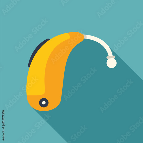 Modern hearing aid improving communication for hearing loss