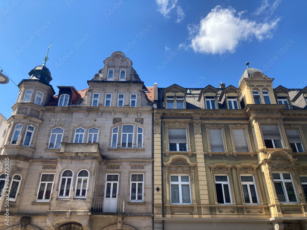 Fototapeta premium Altbaufassaden in Heidelberg, Deutschland