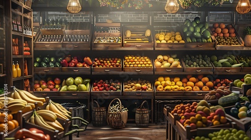 fruit and vegetables department