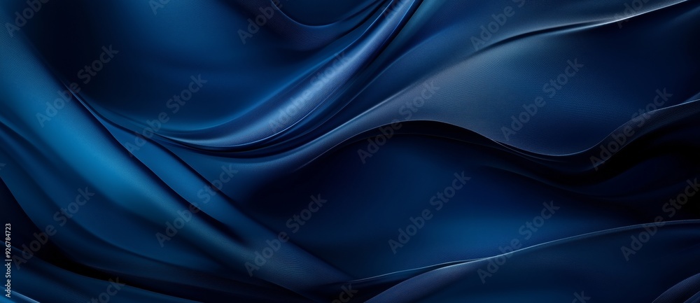Obraz premium Abstract Blue Swirls Background
