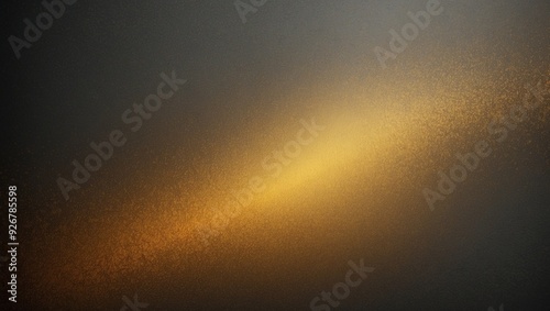 Abstract golden light beam creating a mystical, cosmic atmosphere.