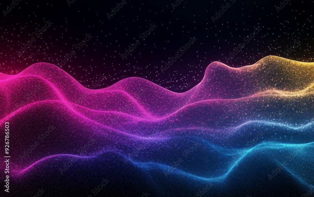 Obraz premium Abstract Colorful Waves
