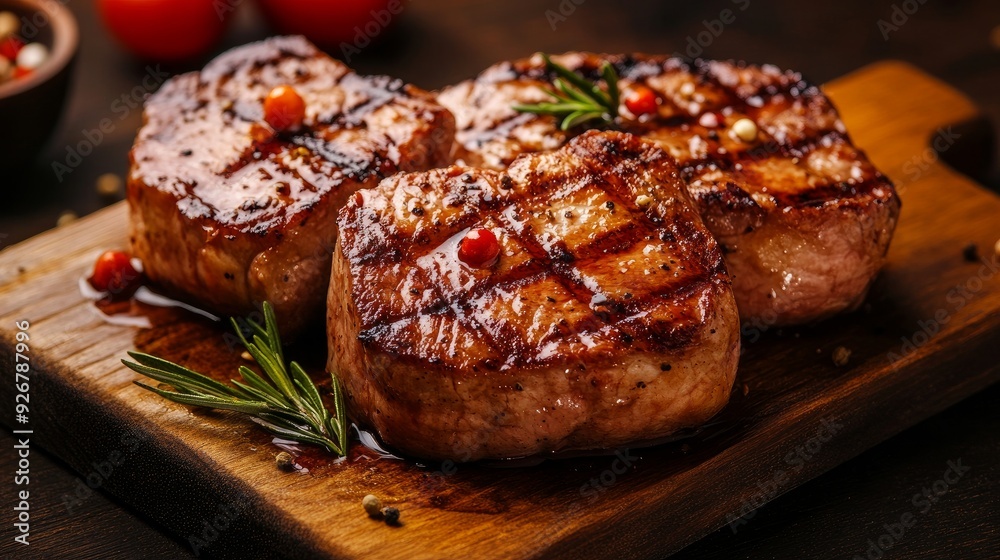 succulent steak cooked and ready to enjoy by itself or with others succulent steak cooked and ready to enjoy by itself or with others