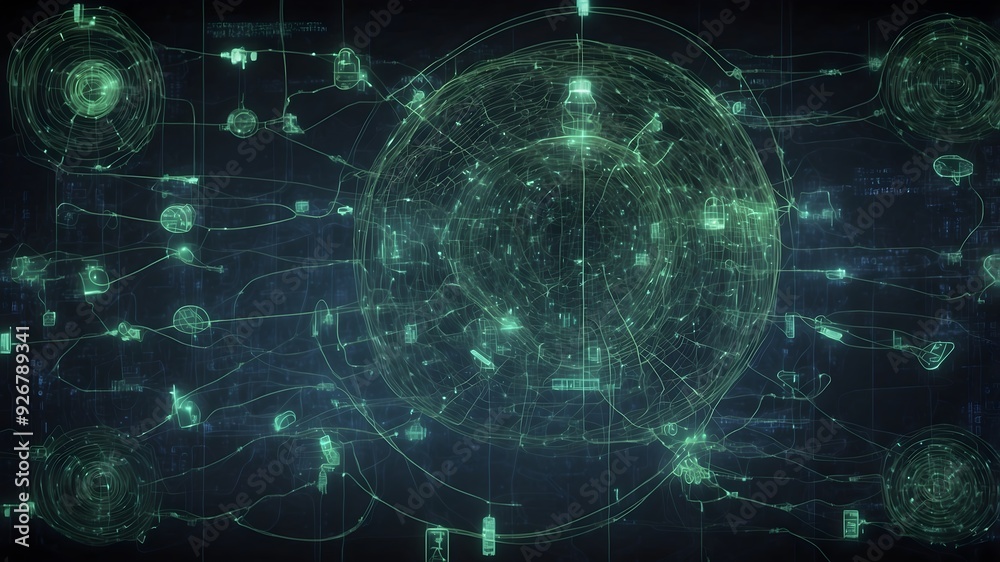 Obraz premium High Security Network Protocols