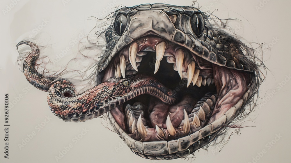 Naklejka premium snake