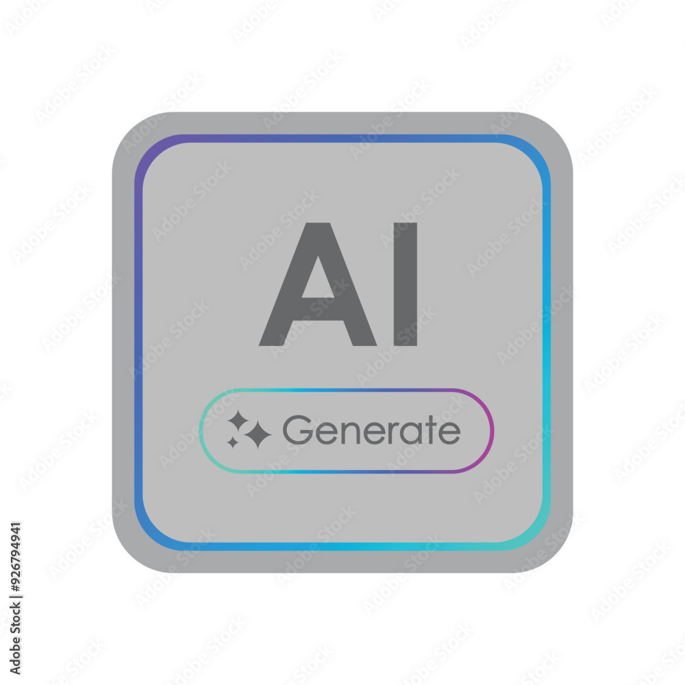 vector illustration AI technogohy