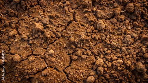 Soil Texture Background - Generative AI