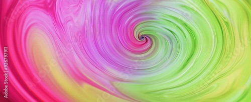 Abstract Swirling Colors