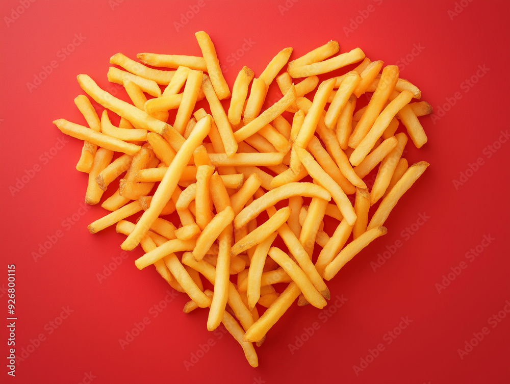 Heart-Shaped French Fries Heart-Shaped French Fries