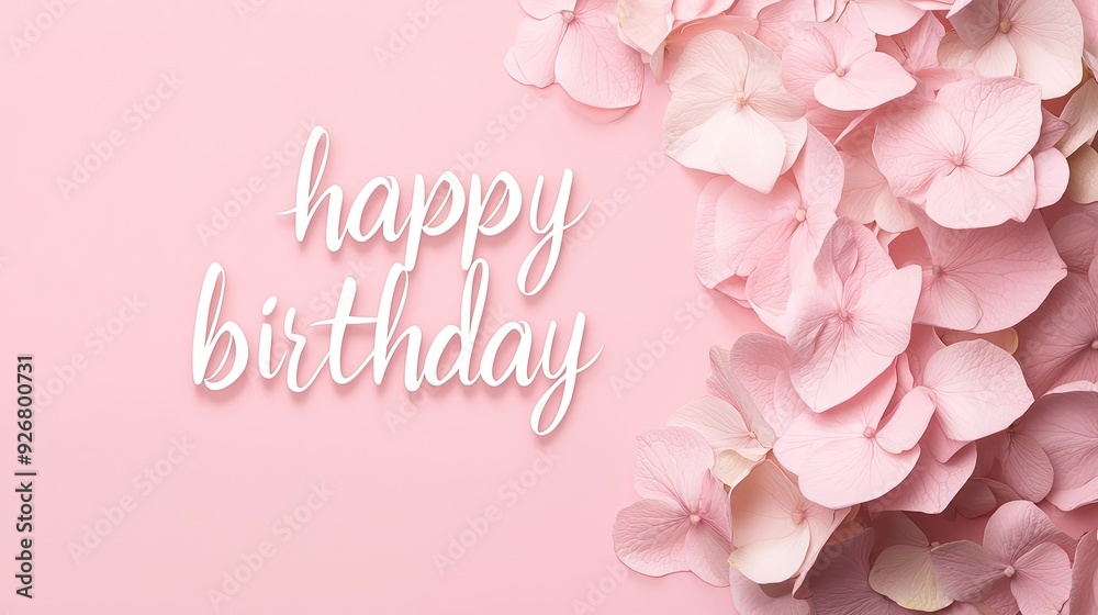Vibrant Birthday Greeting with Elegant Font Vibrant Birthday Greeting with Elegant Font