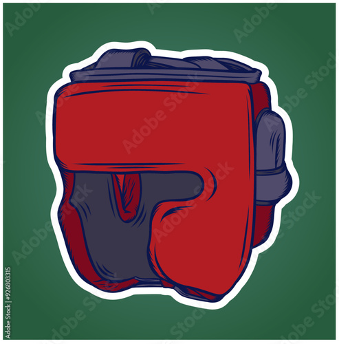 sports boxing helmet for training, sportswear