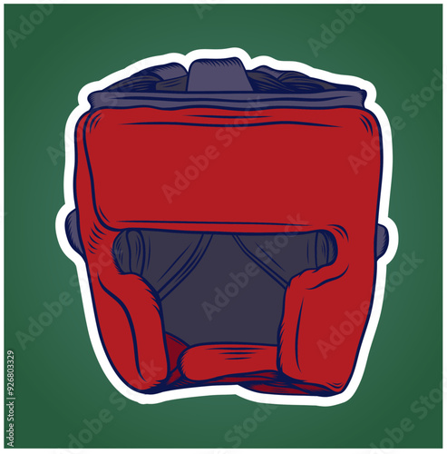 sports boxing helmet for training, sportswear