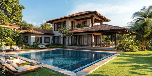 Wallpaper Mural Elegant Modern Villa Torontodigital.ca