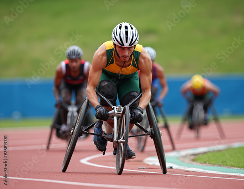 Summer Wheelchair racing