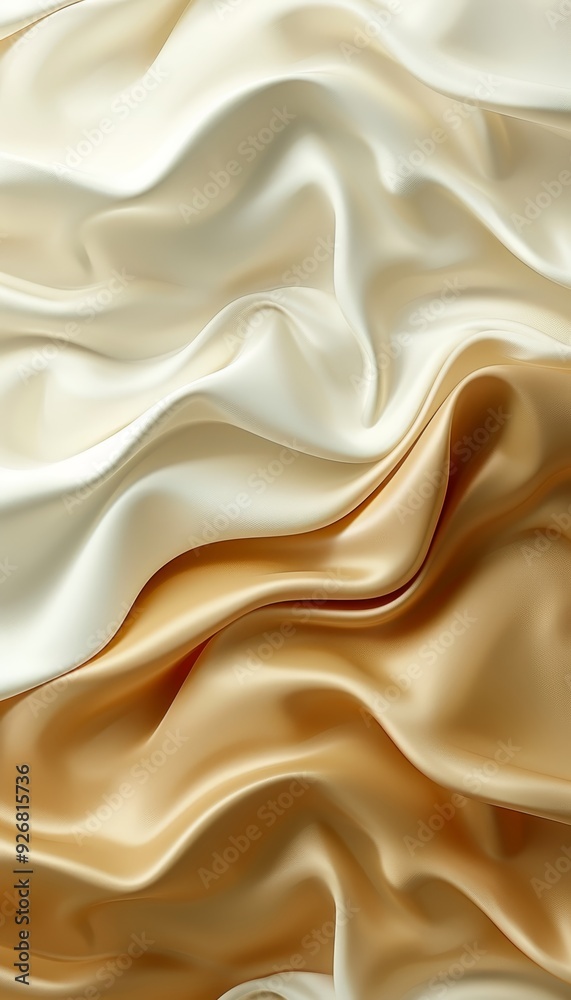 Abstract Swirls of Pastel Gold and Cream A Luxurious Background of Liquid Glass Texture Abstract Swirls of Pastel Gold and Cream A Luxurious Background of Liquid Glass Texture