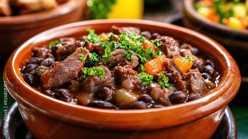 A bowl of stew with meat and vegetables in it, AI A bowl of stew with meat and vegetables in it, AI