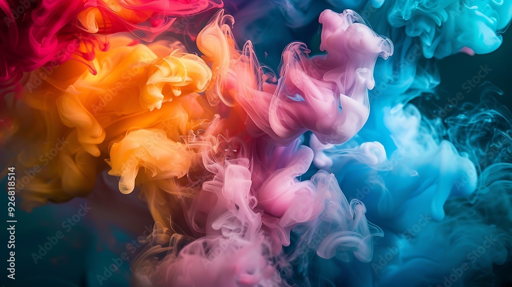 Layers of translucent liquids intermingling to form a captivating abstract backdrop, reminiscent of scientific exploration and innovation in the laboratory