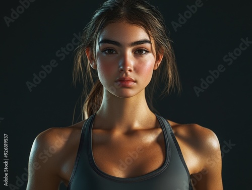Fashionable Activewear Advertisement