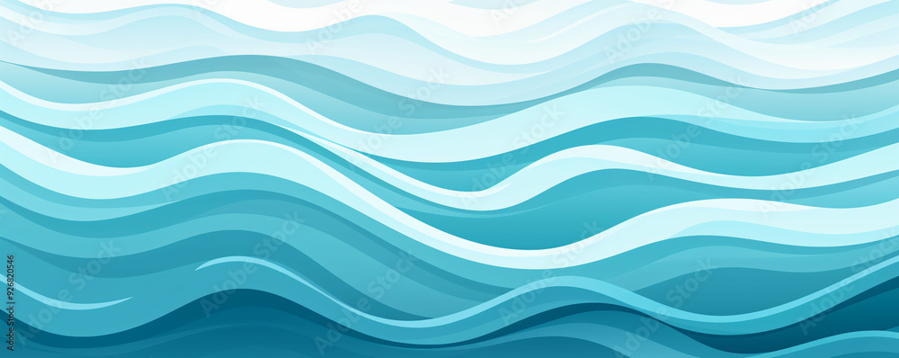 Blue water waves seamless pattern Blue water waves seamless pattern
