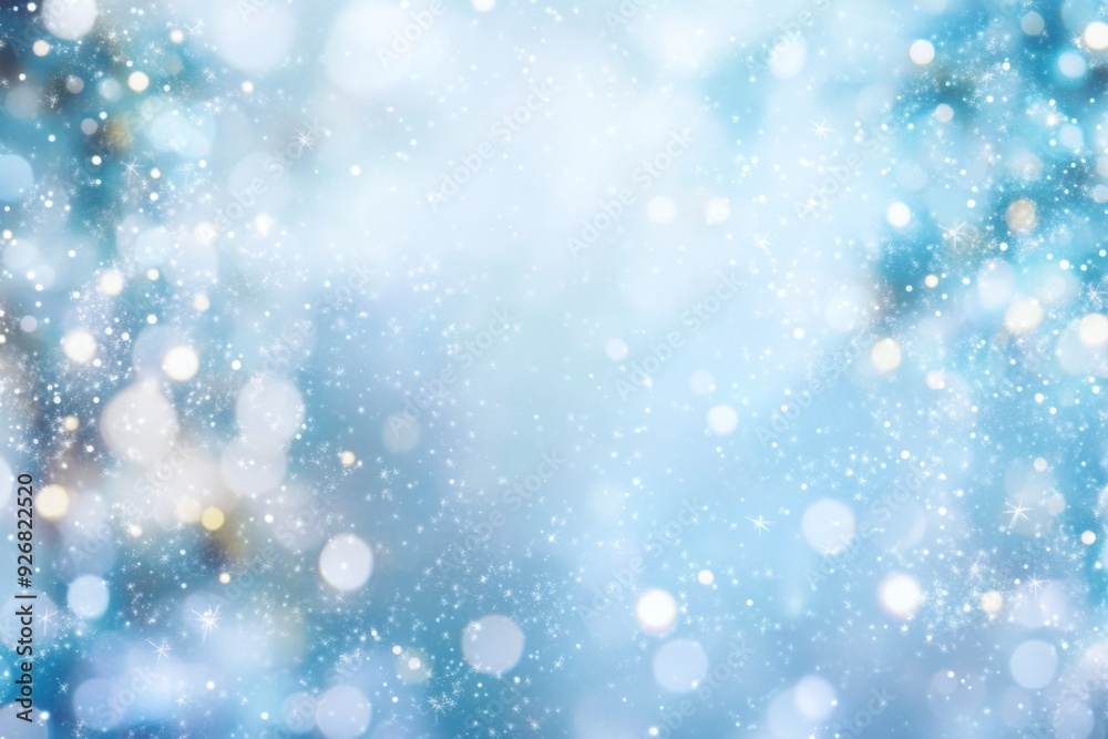 Dreamy winter scene with blurred snowflakes, pastel blue and white hues, bohemian style, and sparkling glitter, perfect for large canvas prints. Dreamy winter scene with blurred snowflakes, pastel blue and white hues, bohemian style, and sparkling glitter, perfect for large canvas prints.