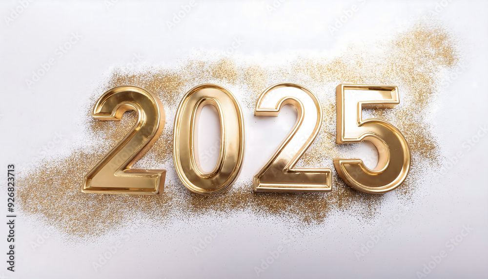 New Year 2025. Golden Numbers 2025 New Year 2025. Golden Numbers 2025
