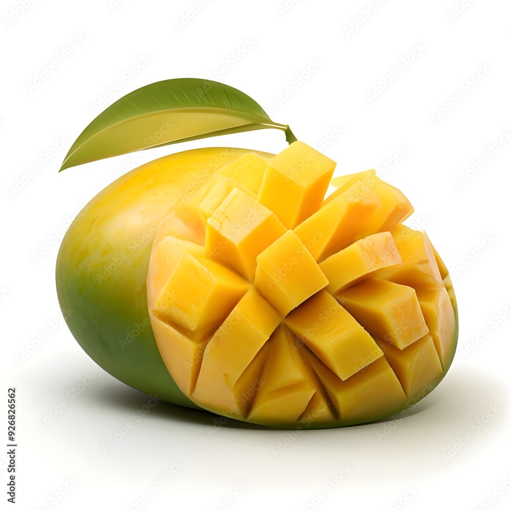 mango fruit isolated on white background mango fruit isolated on white background