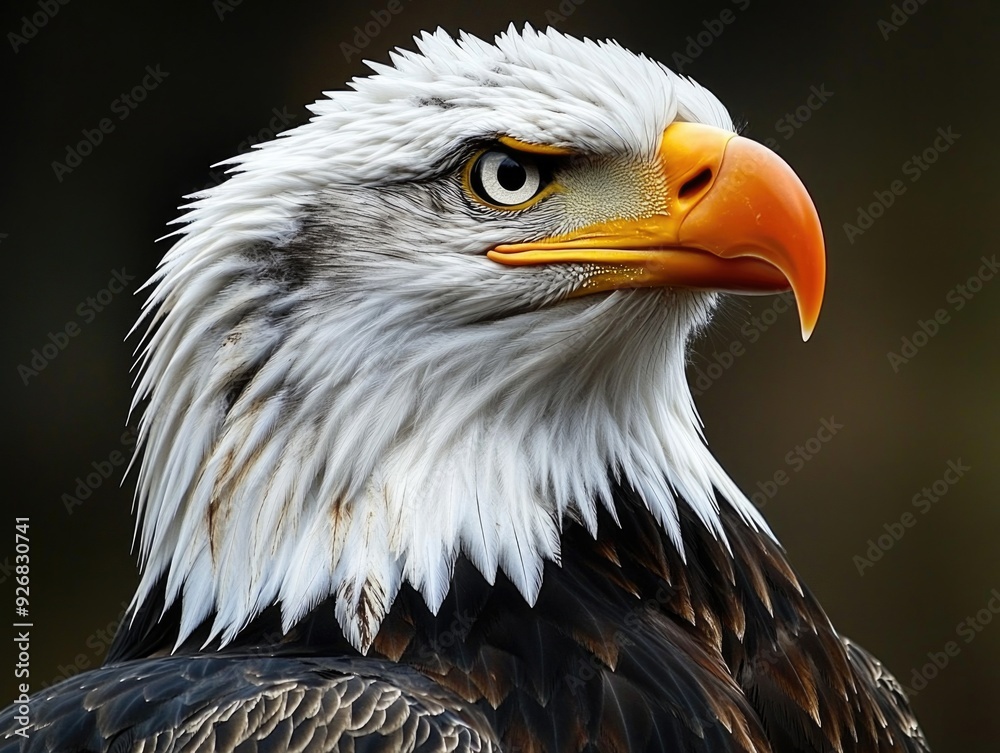 Fototapeta premium Powerful Portrayal of the American Eagle