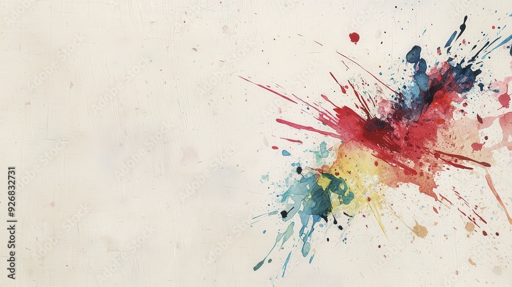 Abstract Watercolor Splatter Background. Abstract Watercolor Splatter Background.