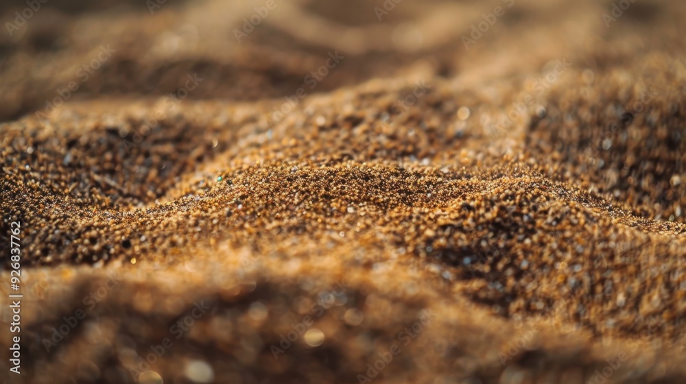 A close-up of coarse sand, highlighting the rich texture and earthy tones for a rugged background. A close-up of coarse sand, highlighting the rich texture and earthy tones for a rugged background.