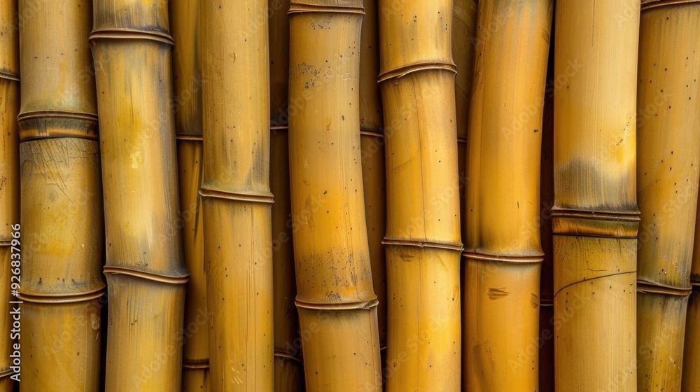 A close-up of intertwined bamboo stalks, showcasing the intricate natural patterns. A close-up of intertwined bamboo stalks, showcasing the intricate natural patterns.