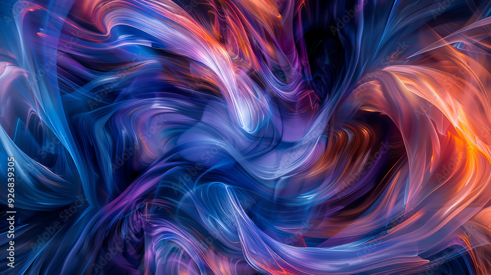 colorful abstract expressions captured in a dynamic and artistic style, AI generated colorful abstract expressions captured in a dynamic and artistic style, AI generated