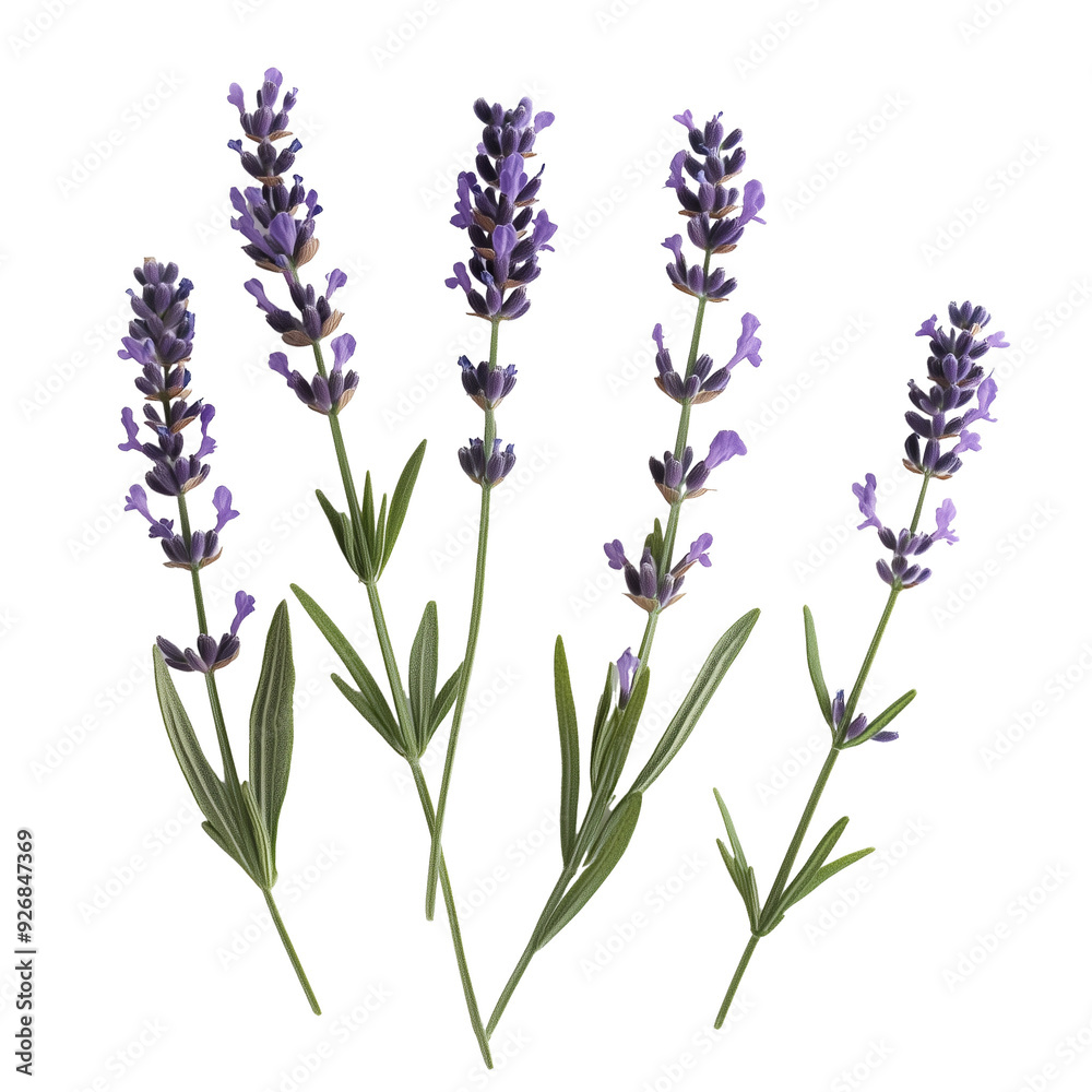 Fototapeta premium Lavender. transparent background