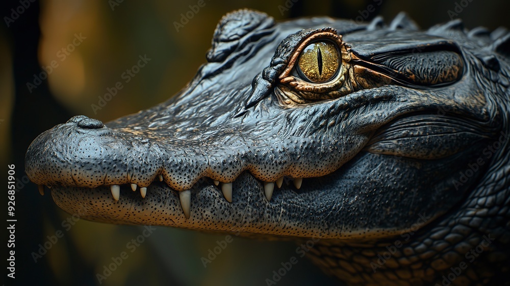 Obraz premium American Alligator Close Up