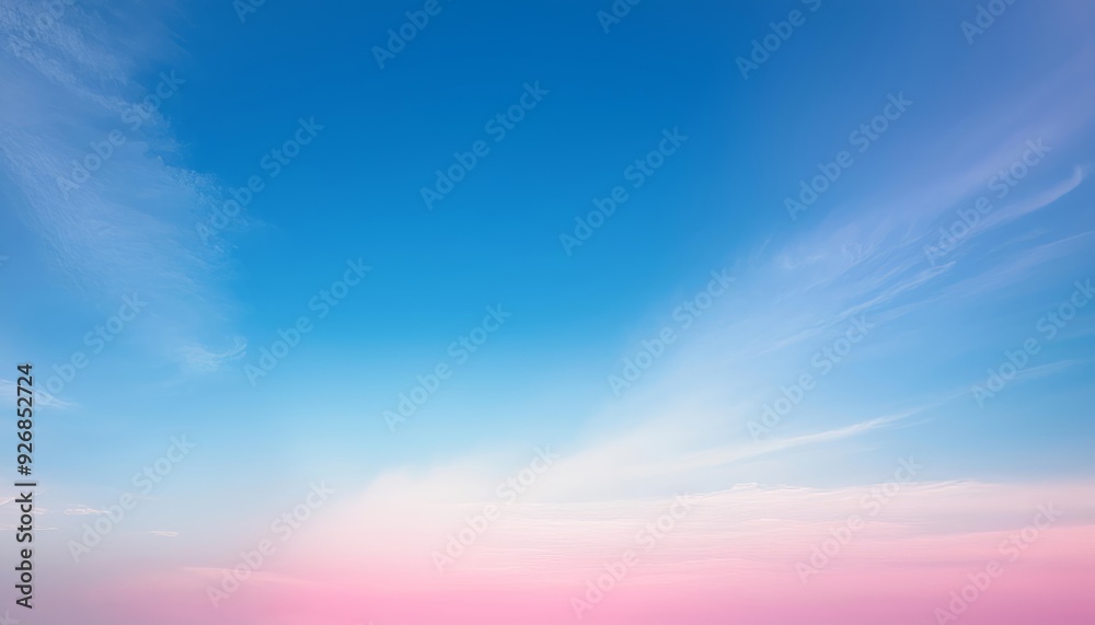 Abstract background in soft pastel hues of pink and blue sky Abstract background in soft pastel hues of pink and blue sky
