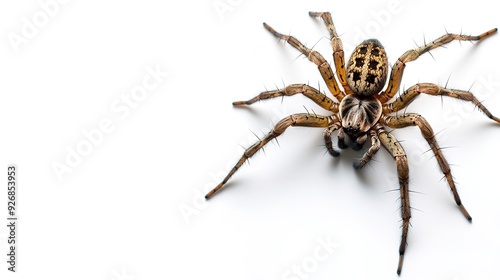 spider isolated on white 