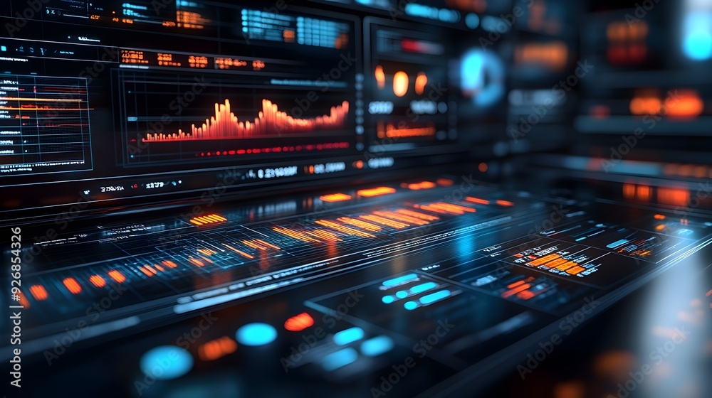 Obraz premium Using Graphic Income Displays to Visualize Complex Financial Data