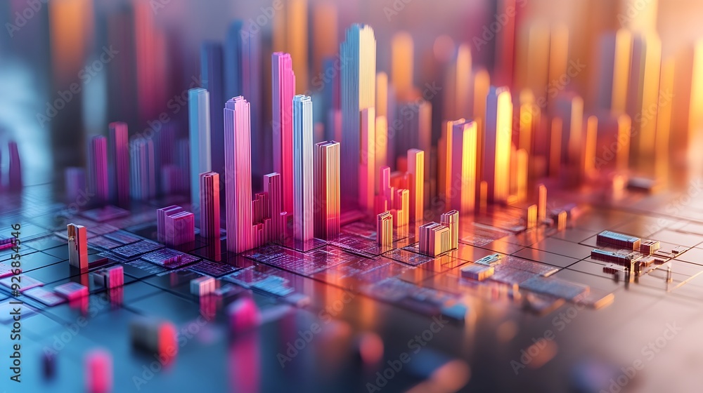 Detailed 3D Rendered Graphic Income Distribution Chart Showcasing Regional Sales Performance Detailed 3D Rendered Graphic Income Distribution Chart Showcasing Regional Sales Performance