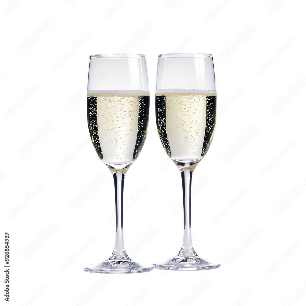 Two glasses of champagne Two glasses of champagne