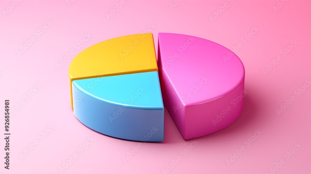 Obraz premium Doughnut Chart Representing Income Split by Product Line Infographic