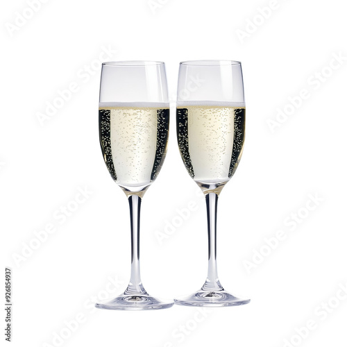 Two glasses of champagne