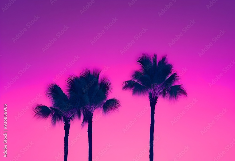 Vibrant Palm Trees - Perfect for Tropical Decor, Bar Decor, Summertime Parties, and Trendy Art Vibrant Palm Trees - Perfect for Tropical Decor, Bar Decor, Summertime Parties, and Trendy Art