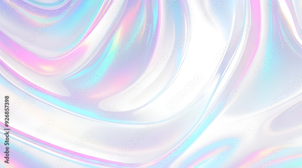 Holographic background seamless trendy iridescent light foil texture. Soft holographic pastel unicorn marble background pattern. Modern pearlescent blurry abstract swirl illustration.
Holographic background seamless trendy iridescent light foil texture. Soft holographic pastel unicorn marble background pattern. Modern pearlescent blurry abstract swirl illustration.
