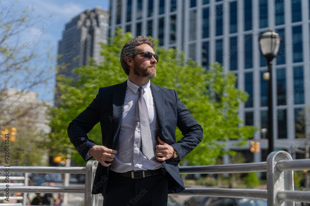Businessman walk outdoor. Man on city street outdoor. Professional leader CEO. Businessman in suit. Man in suit go to office. Top manager. Confident boss in city. Business success Businessman walk outdoor. Man on city street outdoor. Professional leader CEO. Businessman in suit. Man in suit go to office. Top manager. Confident boss in city. Business success