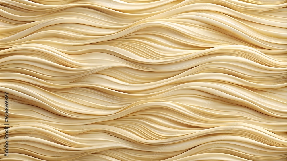 Fototapeta premium Creamy waves of texture with multiple layers, cream, wavy, patterns, textured, smooth, abstract, multi-layered, soft, blend