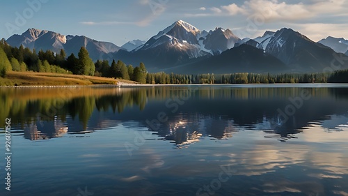 reflection in the lake