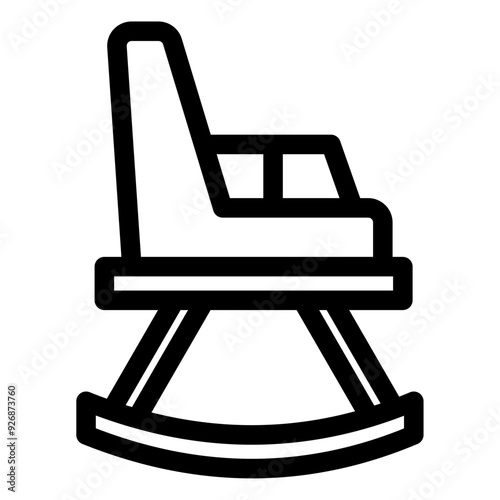 rocking chair icon 