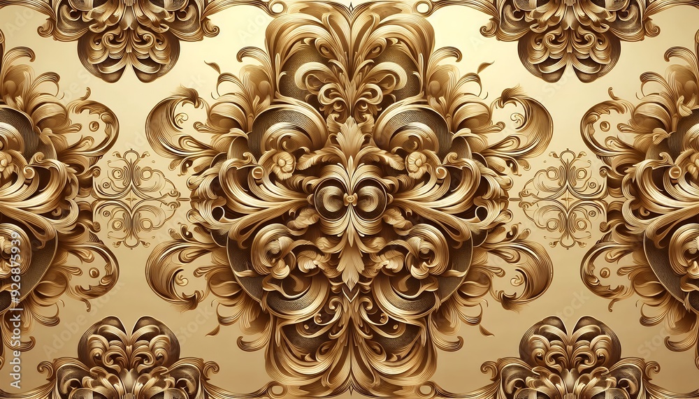 Vector Art: Radiant Gold Design Vector Art: Radiant Gold Design