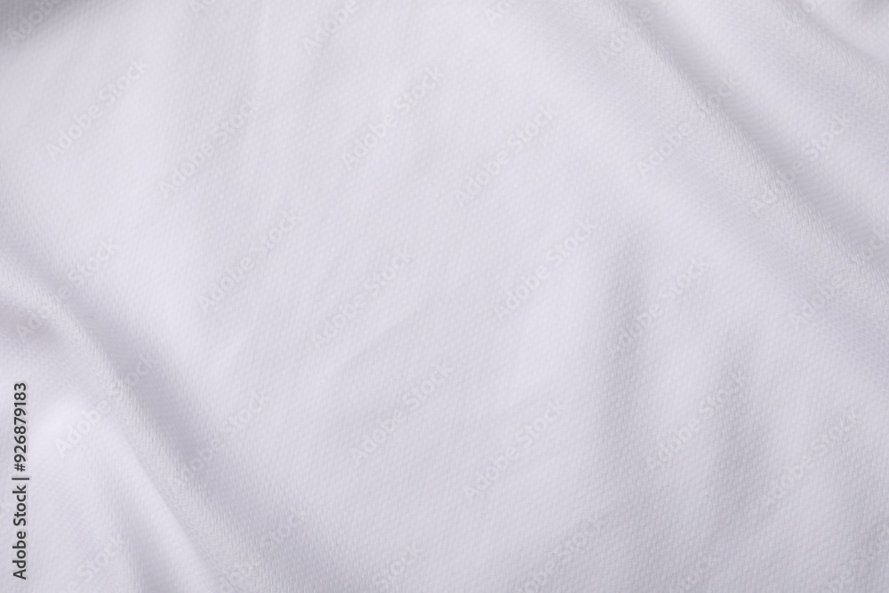 Texture of white fabric as background, top view Texture of white fabric as background, top view